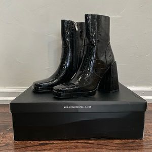 Jamie Croc Platform Boots